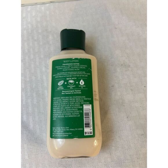 Vanilla bean bath & body lotion 8FL - Picture 2 of 2